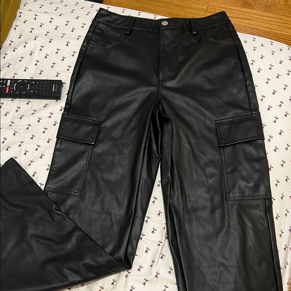 Charlotte Russe Black Cargo Pants
